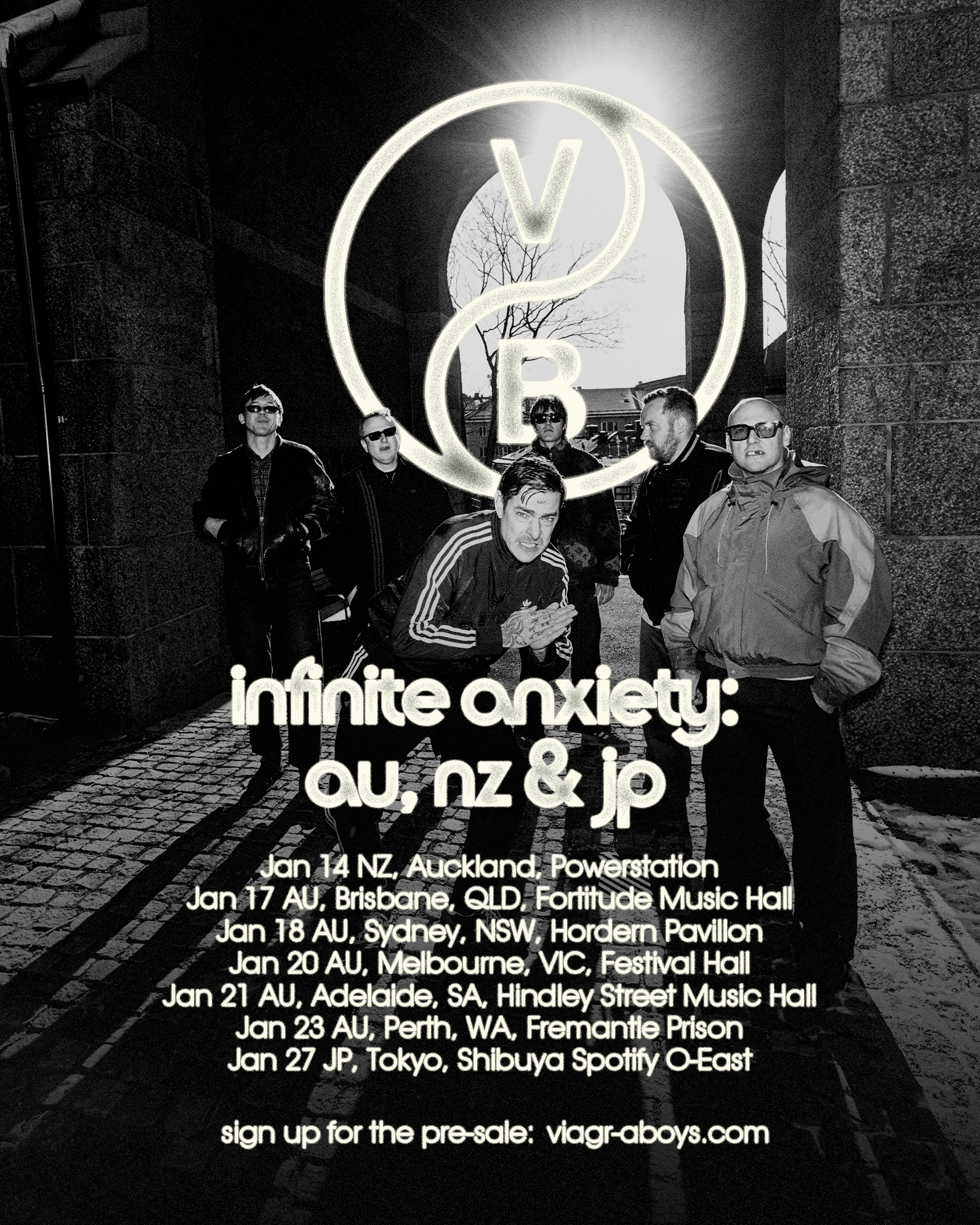 Viagra Boys The Infinite Anxiety Tour of 2026: Australia & New Zealand Tour Poster 2026